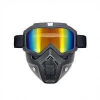 Lunettes coupe-vent personnalisées, masque rétro Harley, sports de plein air, matériau TPU, lunettes de casque unisexes