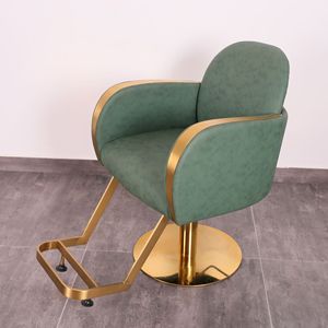 Muebles de barbería de alta calidad, silla de peluquero hidráulica de alta resistencia, sillas de salón Vintage para hombres, salón de uñas moderno Retro, 10 Uds. - Product Image 4