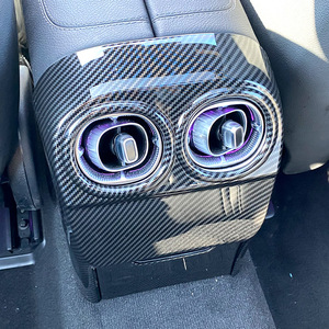 Mercedes-Benz C-Class W206 Armrest Box Air Vent Cover Carbon Fiber Style Luxury Interior Modification Part 304AB - Product Image 4