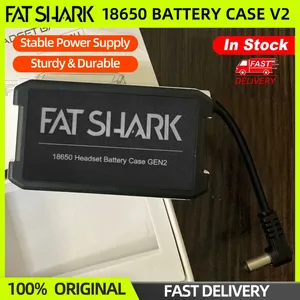 กล่องใส่แบตเตอรี่ลิเธียมไอออน Fatshark 74V 18650 รุ่น V2 สำหรับแว่น FPV Dominator FSV1814 <span class=keywords><strong>HD2</strong></span>/HD3 โดรนควอดคอปเตอร์ - Product Image 3