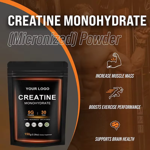 Creatina Monohidrato Micronizada Pura en Polvo |   5g por Porción para Masa Muscular y Energía Celular - Product Image 1