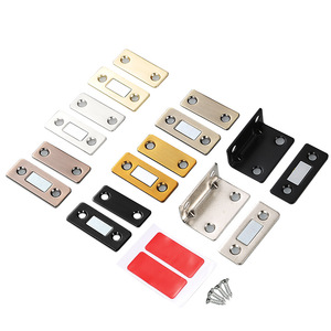Loquet de porte magnétique dissimulé ultra-mince en fer zingué pour armoire, penderie et tiroir – Design moderne et minimaliste - Product Image 5