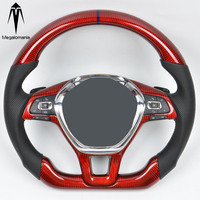 Volant de course personnalisé en Alcantara, fibre de carbone et LED pour VW Golf 6 7 BORA SAGITAR JETTA MK7 GTS GTD GTE CC
