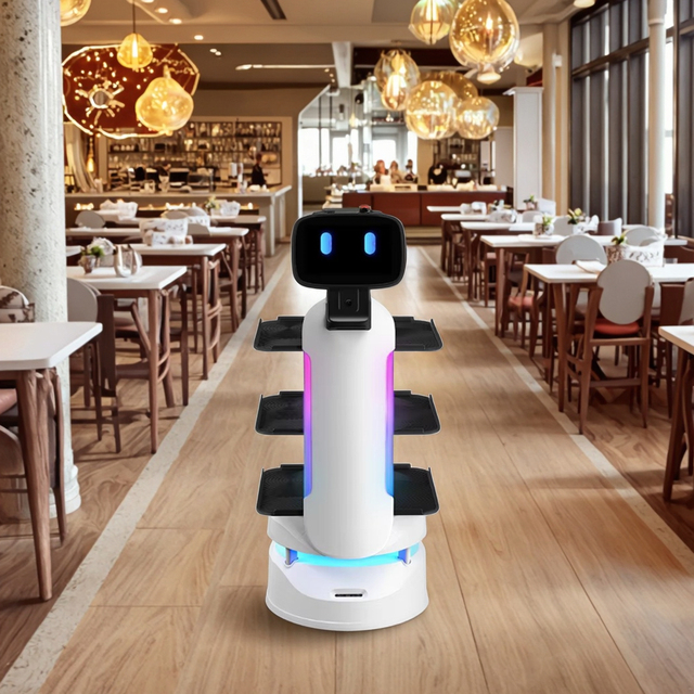 2026 Intelligent Automatic Navigation Food Delivery Robot Smart Waiter Robot Serving Robot for Restaurant Service