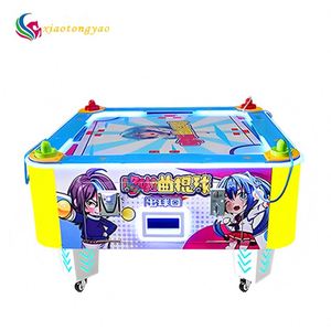Table de mini hockey sur air pour enfants, machine de jeu d'arcade, fabriquée à Guangzhou, en vente - Product Image 5