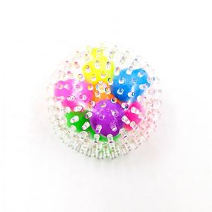 Stretch Mini DNA Beads Cue <b>Squeeze</b> Funny Soft Stress Fidget Toys Spike Squishy <b>Ball</b> Sensory Boys Girls Unisex Ages - Product Image 4