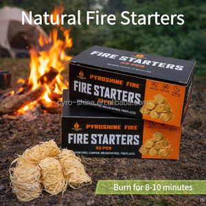 Allume-feu de survie en plein air, laine de <span class=keywords><strong>bois</strong></span> naturelle, allume-feu pour le camping et la randonnée - Product Image 2