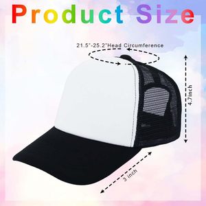 Rắn giản dị mùa hè thăng hoa <span class=keywords><strong>Trucker</strong></span> Mũ trống lưới Mũ bóng chày 100% Polyester chống Đóng cọc số lượng lớn cho nam giới phụ nữ - Product Image 2
