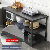 Étagère de rangement de cuisine multi-niveaux sur pied, armoire multifonctionnelle pour la maison, buffet