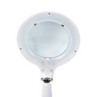 Multi Hole Storage Base Magnifier Lamp Illuminated Magnifying Glass Light for Cross Stitch Handcraft Workstation