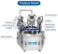 Machine de remplissage, de scellement et de bouchage rotative multifonctionnelle pour flacons de parfum CYJX