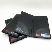 Buku pelayan kulit Folder tagihan menulis catatan Pad kartu tagihan pemegang tamu cek Presenter Menu restoran penutup Hotel tagihan pemegang