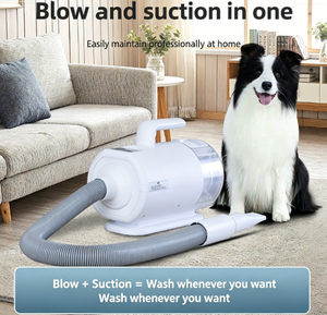 2 in 1 Pet Hair Dryer and Vacuum Blow and Suction Grooming Tool for Dogs and Cats - Product Image 2