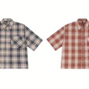 Camisa de Manga Corta para Hombre, 100% Algodón, Corte Regular, Moderna, Lisa, Casual, con Botones, Antiarrugas, de Alta Calidad - Product Image 4