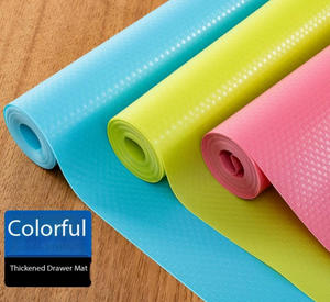 Tapis de protection antidérapant multicolore en EVA pour étagères, tiroirs de <span class=keywords><strong>cuisine</strong></span> et placards, sans adhésif - Product Image 2