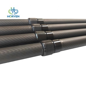 Épaisseur de diamètre personnalisé de haute qualité divisible rond <span class=keywords><strong>2m</strong></span> 3K UD Tube <span class=keywords><strong>télescopique</strong></span> en Fiber de carbone avec pinces de verrouillage torsadées - Product Image 2