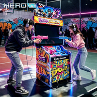Machine de tir arcade HEROVR pour adolescents, avec contenu de jeu varié et progression de niveau captivante, pour stimuler les ventes