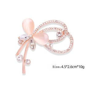 Bros Pin Bunga Logam Kustom Wanita Aksesori Gaun Pengantin <span class=keywords><strong>Blazer</strong></span> Berkualitas Tinggi Enamel Gaya Vintage Perhiasan Fashion Hadiah - Product Image 5