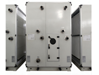 Système de climatisation industrielle CVC, unité de traitement d'air centrale combinée avec serpentin DX, température et humidité constantes, moteur au sol