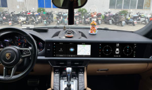 สำหรับ Porsche Cayenne ปี 2010-2017 หน้าจอคู่ขนาด 12.3 นิ้ว พร้อม GPS ในตัว ทีวี จอควบคุมกลาง แดชบอร์ด หน้าจอขนาดใหญ่ ระบบนำทาง 360 CarPlay - Product Image 2