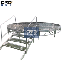 Plataforma de escenario de vidrio de aleación de aluminio para exteriores de alta calidad 2023 para eventos, conciertos, exposiciones y pantallas de armazón