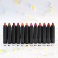 Vente en gros de brillant à lèvres mat en velours personnalisé de marque propre 12 couleurs rouge à lèvres imperméable à l'eau maquillage permanent végétalien naturel