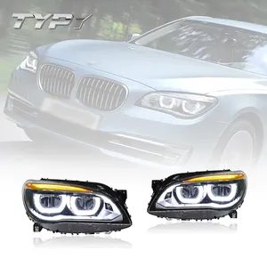 Car Headlights Modified Head Lamp LED DRL Daytime Running Lights For BMW 7 Series F01 F02 730 740 750 760 2009-2015