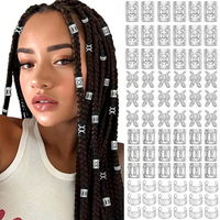 Nouveaux dreadlocks de fleurs de prunier Dreadlocks évidés à la mode accessoires décoratifs en alliage