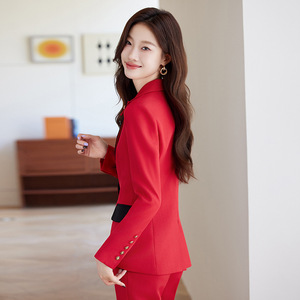 Women's White Suit Set Long Sleeve Formal Spring Commute Wear - Product Image 4
