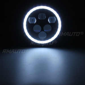 2 Faros Delanteros LED Redondos de 7 Pulgadas con Ojo de Ángel para Jeep/Wrangler Lada Niva 4x4 - Product Image 3