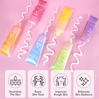Double tube Acide kojique Glutathion Sérum corporel pour les taches foncées Améliore la peau Evennes Lotion corporelle éclaircissante en vrac