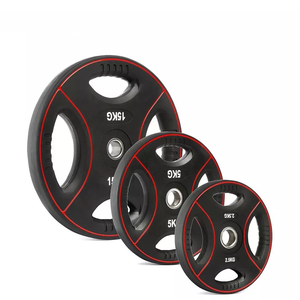 Bán Sỉ Tấm Giảm Chấn Bằng TPU Có Trọng Lượng Logo Theo Yêu Cầu Tấm Giảm Cân Kỹ Thuật Cử Tạ Bằng Urethane - Product Image 1