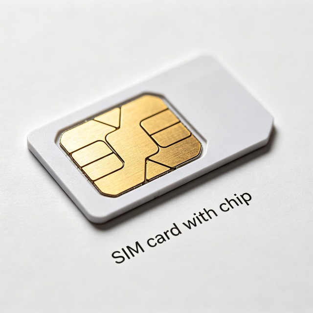 Standard Nano SIM Card With Chip Mobile Phone SIM Card for Global Use