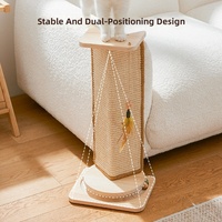 Griffoir vertical en sisal pour chat, à fixer au mur ou au coin, écologique, durable, protège le canapé, utilisation intérieure, vente en gros