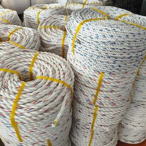 Corde tressée en PP durable, haute résistance, flexible, anti-UV, 2-20 mm, 3 brins, vente directe d'usine - Product Image 1