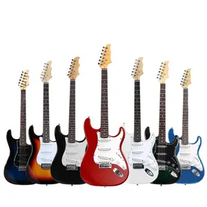 Manufacturers wholesale 39 inch electric guitar novice high quality practical electric guitar
