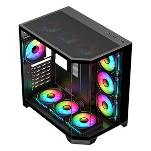 OEM ML280pro Glass Gaming Case Desktop Gabinete <span class=keywords><strong>Gamer</strong></span> RGB Boitier <span class=keywords><strong>Gamer</strong></span> Computer <span class=keywords><strong>PC</strong></span> Case <span class=keywords><strong>Chasis</strong></span> - Product Image 3
