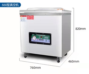 เครื่องบรรจุภัณฑ์สุญญากาศแบบกึ่งอัตโนมัติชนิดอิฐสำหรับข้าว ถั่วเหลือง ข้าวโพด จากโรงงานโดยตรง - Product Image 4