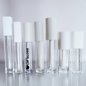 Yueshunxing 6ml Rỗng <span class=keywords><strong>Lipgloss</strong></span> Ống nhãn hiệu riêng sang trọng Vòng vuông trắng Lip Gloss <span class=keywords><strong>container</strong></span> rõ ràng tùy chỉnh Lip Gloss Ống - Product Image 4