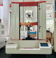 Máquina de prueba universal de doble columna 2KN Servo de computadora con resistencia de almohadilla de goma 220V 1 año de garantía