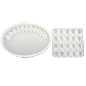 Moule en silicone manuel pour plaque de signalisation de <span class=keywords><strong>stationnement</strong></span> numérique à huit côtés en forme de goutte de cristal DIY, outil de déplacement de voiture - Product Image 5