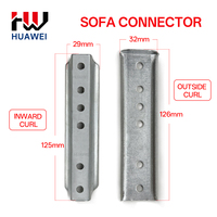 Connecteur de canapé modulaire en métal HUAWEI, accessoires de meubles, boucle de verrouillage cachée, support pour assemblage de canapé modulaire