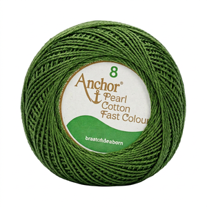 Hilo de Bordar 100% Algodón, Hilo de Coser de Algodón Perlado, Tamaño 8, Bolas Teñidas para Punto de Cruz, Crochet, Manualidades DIY - Product Image 1