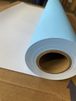80GSM 36 ''* 50m rollo de papel de trazador azul Cad de un solo lado para dibujo arquitectónico