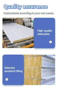 装飾用PUポリウレタン複合壁吸音サンドイッチパネル、内装サンドイッチパネル、サンドイッチ壁パネル - Product Image 4