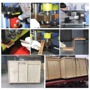 3 trong 1 CNC thủy lực bán tự động thanh cái máy xử lý thanh cái đấm uốn cắt-Loại sản phẩm mới - Product Image 4