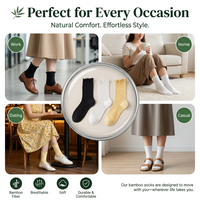 Chaussettes pour femmes de haute qualité, logo personnalisé OEM, chaussettes de sport confortables, bout et talon renforcés, chaussettes en bambou personnalisées pour la saison estivale