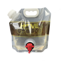 1.5L 1.6L pochette à bec pliable stockage extérieur boisson sac eau plastique sac pochette café sac doypack