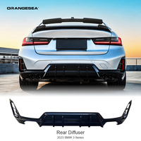 Diffuseur arrière pour BMW Série 3 G20 G28 2023, style AK, lèvre de spoiler arrière, composant de kit carrosserie extérieur pour l'amélioration du style du véhicule