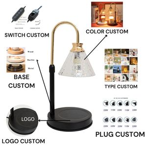 Lampe chauffe-cire parfumée en métal pour cire fondue Priva - Product Image 2